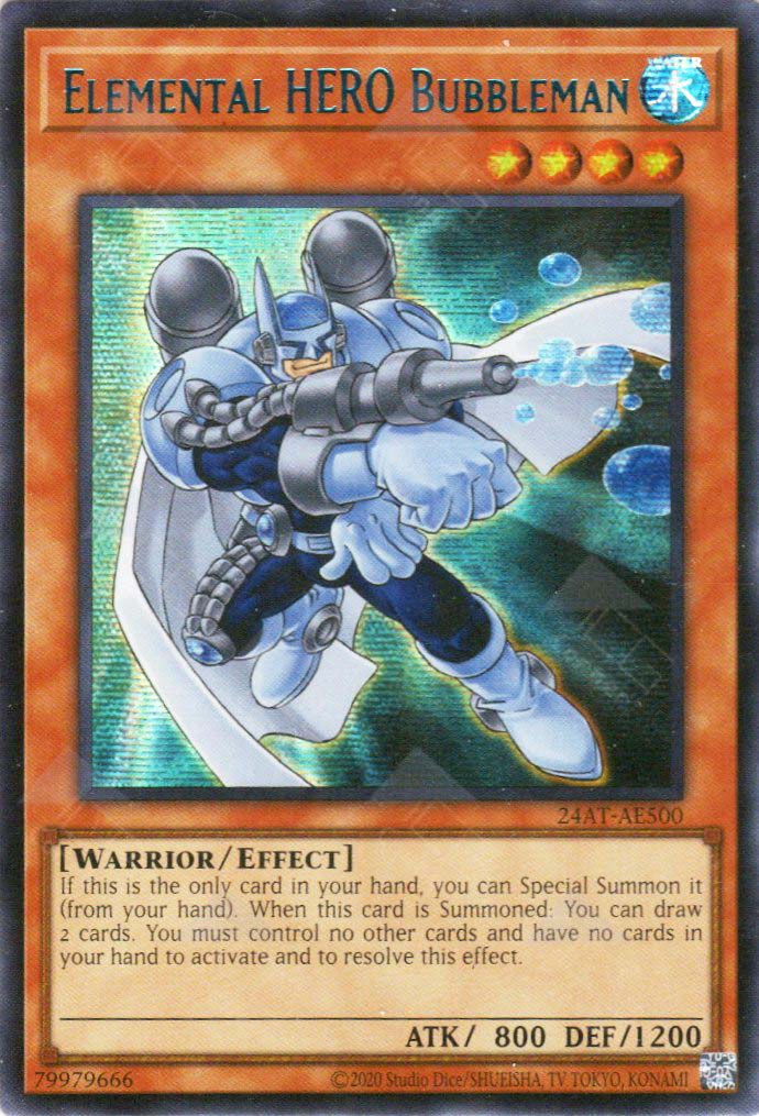 24AT-AE500 Elemental HERO Bubbleman (Special Blue Version)