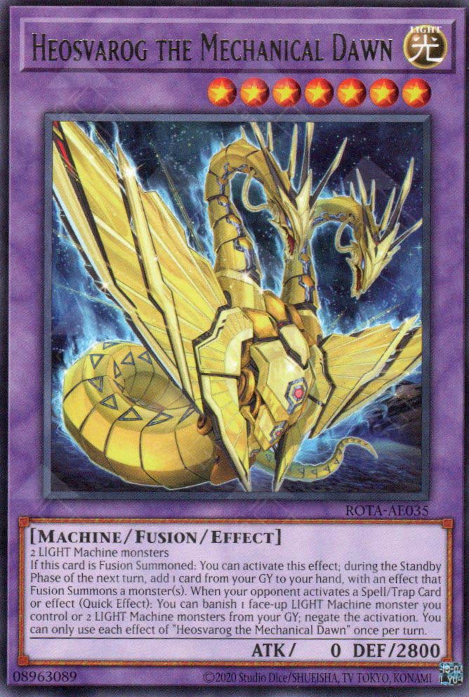 yugioh mech cards Rota-AE035 Heosvarog The Mechanical Dawn (R) – TCG Corner