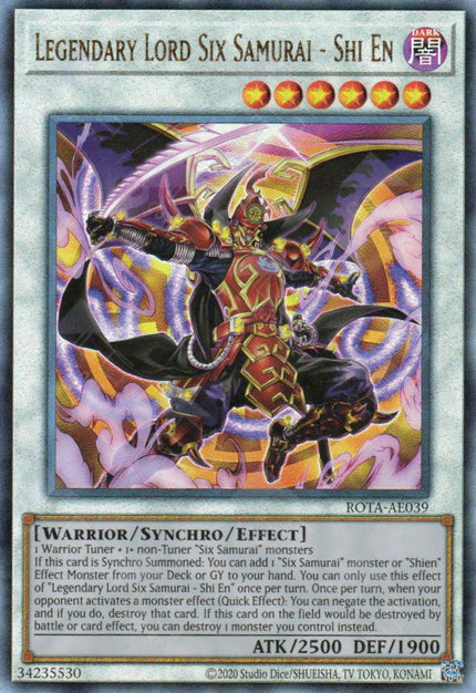 Rota-AE039 Legendary Lord Six Samurai - Shi En (UL)