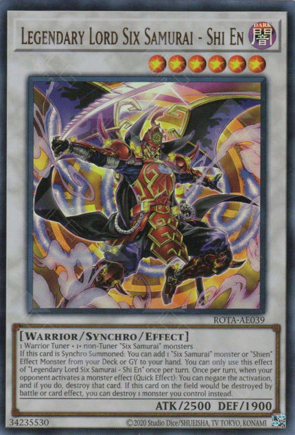 Rota-AE039 Legendary Lord Six Samurai - Shi En (UR)