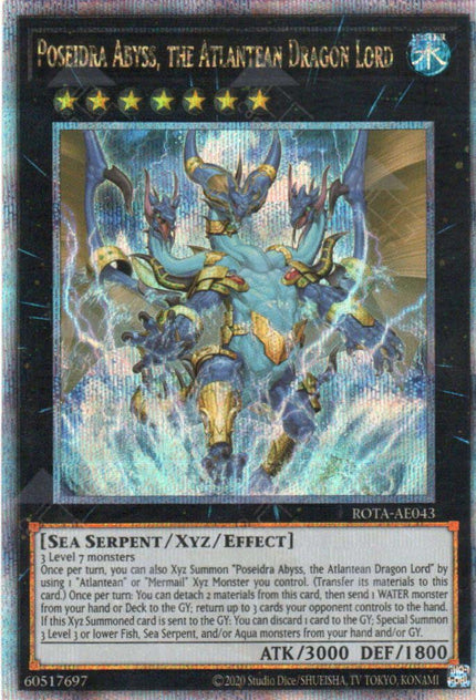 Rota-AE043 Poseidra Abyss, the Atlantean Dragon Lord  (QCSR)