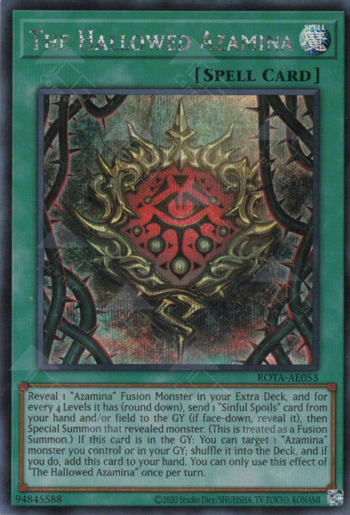 Rota-AE053 The Hallowed Azamina (SER) (Status A)