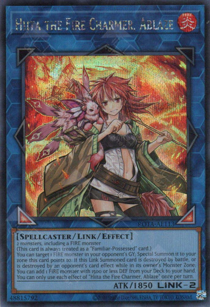 Rota-AE113 Hiita the Fire Charmer, Ablaze (SER)