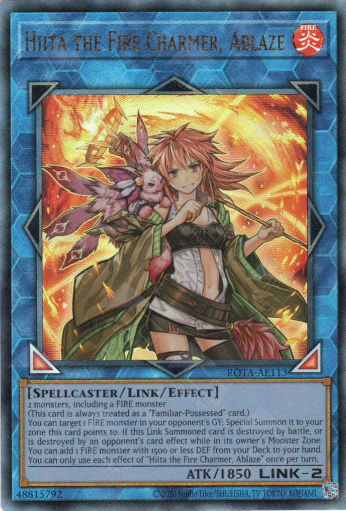 Rota-AE113 Hiita the Fire Charmer, Ablaze (UL) – TCG Corner