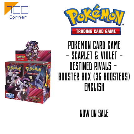 Pokemon Card Game - Scarlet & Violet - Destined Rivals - Booster Box (36 Boosters) English