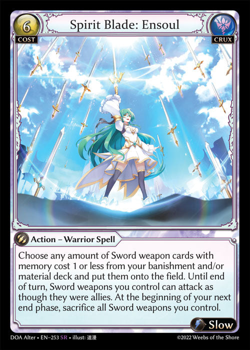 DOA Alter-253 Spirit Blade: Ensoul (Super Rare)