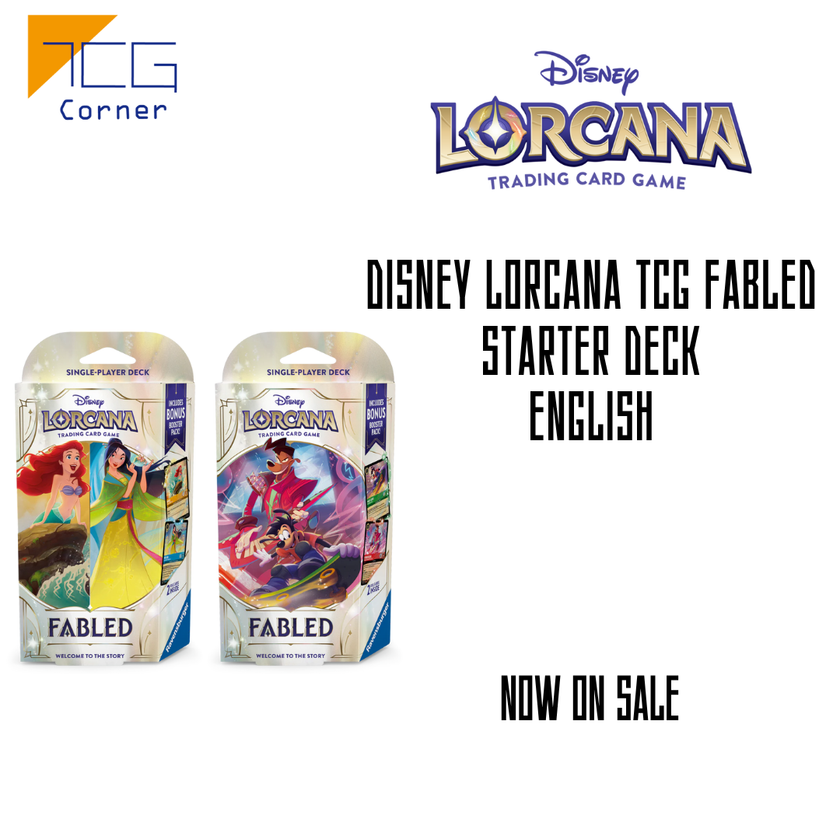 Disney Lorcana TCG Fabled Starter Deck English TCG Corner Disney Lorcana TCG Fabled Starter Deck English TCG Corner