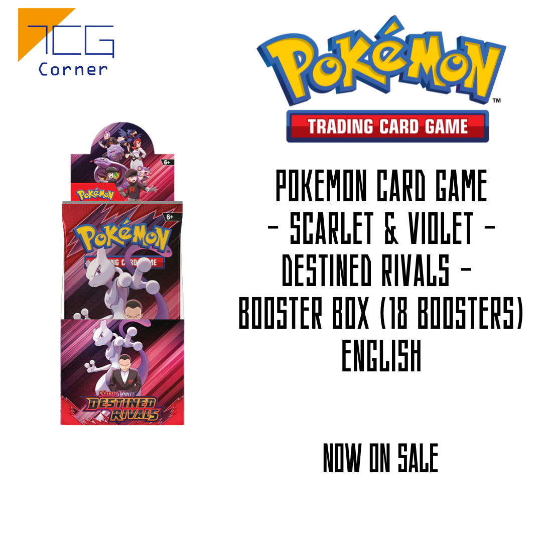 Pokemon Card Game - Scarlet & Violet - Destined Rivals - Booster Box (18 Boosters) English