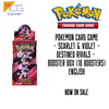 Pokemon Card Game - Scarlet & Violet - Destined Rivals - Booster Box (18 Boosters) English