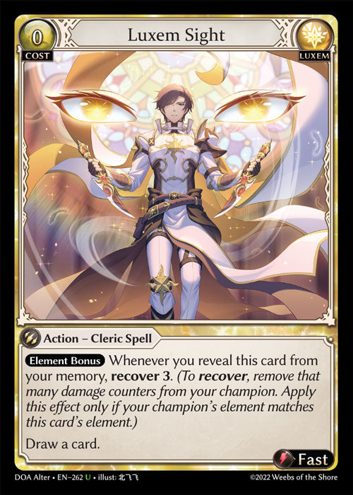 DOA Alter-262 Luxem Sight (Uncommon)