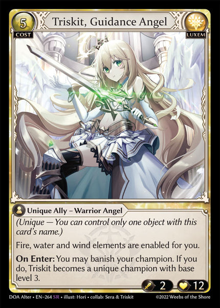DOA Alter-264 Triskit, Guidance Angel (Super Rare)