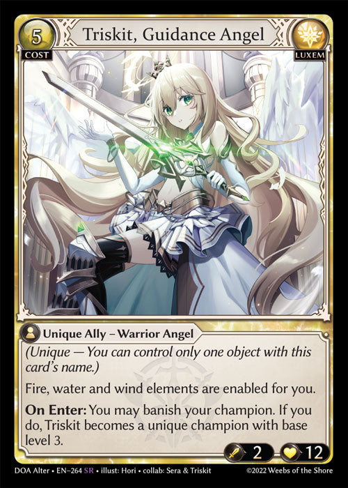 DOA Alter-264 Triskit, Guidance Angel (Super Rare)