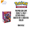 Pokemon Card Game - Scarlet & Violet - Destined Rivals - Booster Box (6 Boosters Packs) English