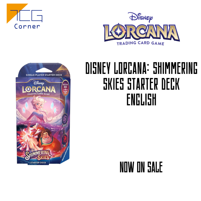 Disney Lorcana: Shimmering Skies Starter Deck English