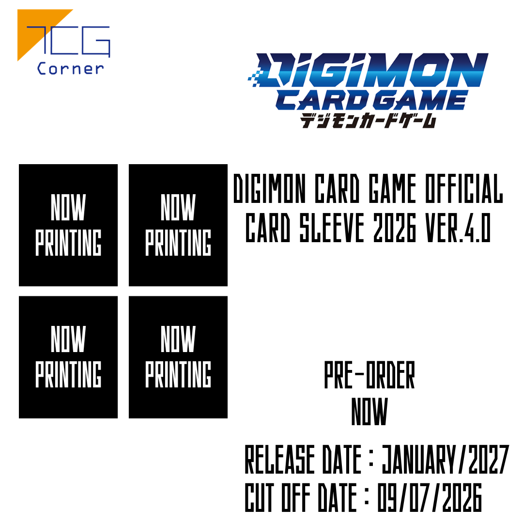 Digimon Card Game Official Card Sleeve 2026 Ver.4.0 Pre-Order