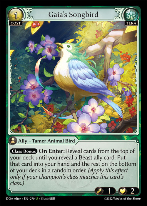 DOA Alter-270 Gaia's Songbird (Uncommon)