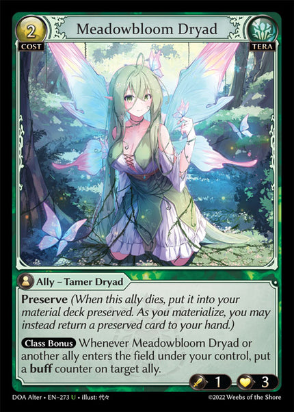 DOA Alter-273 Meadowbloom Dryad (Uncommon)