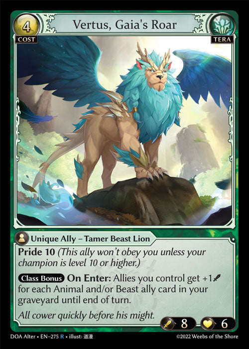 DOA Alter-275 Vertus, Gaia's Roar (Rare)
