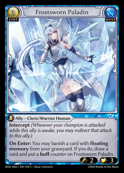 DOA Alter-278 Frostsworn Paladin (Uncommon)