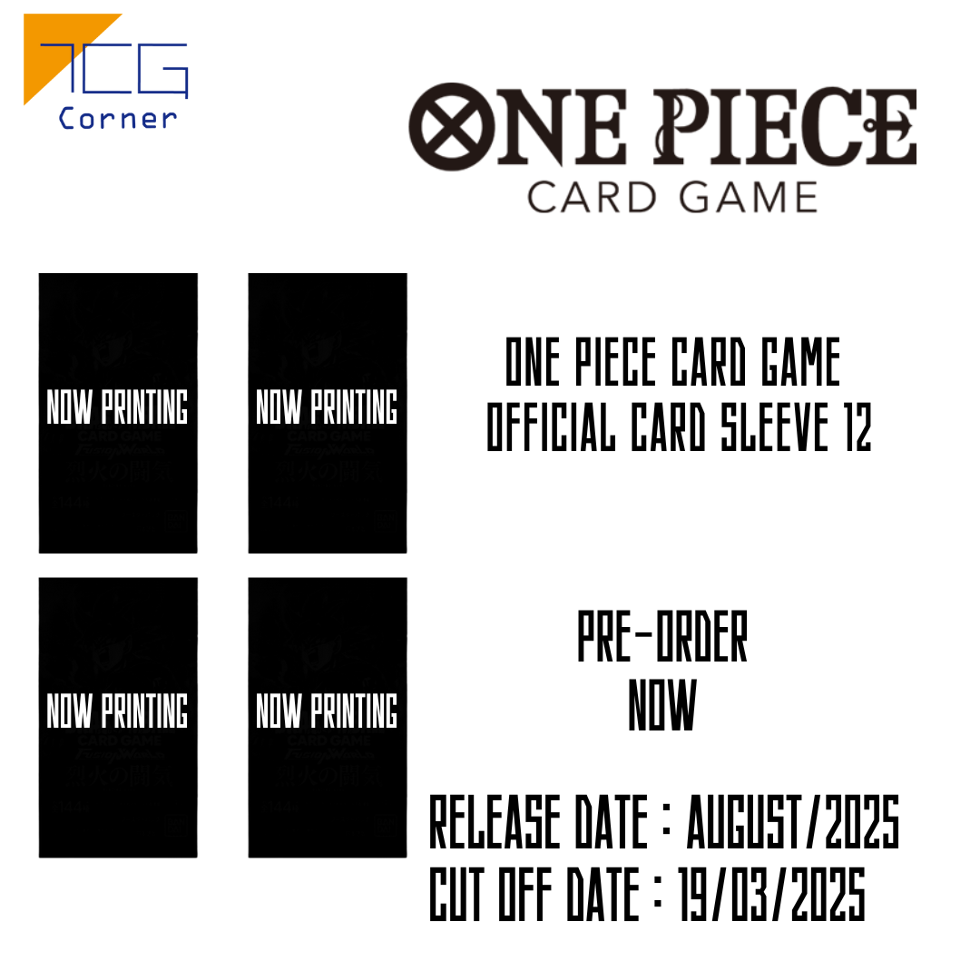One Piece Card Game Official Card Sleeve 12 Pre-Order