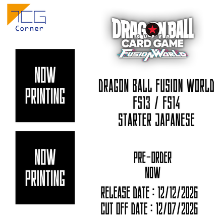 Dragon Ball Fusion World FS13 / FS14 Starter Japanese Pre-Order