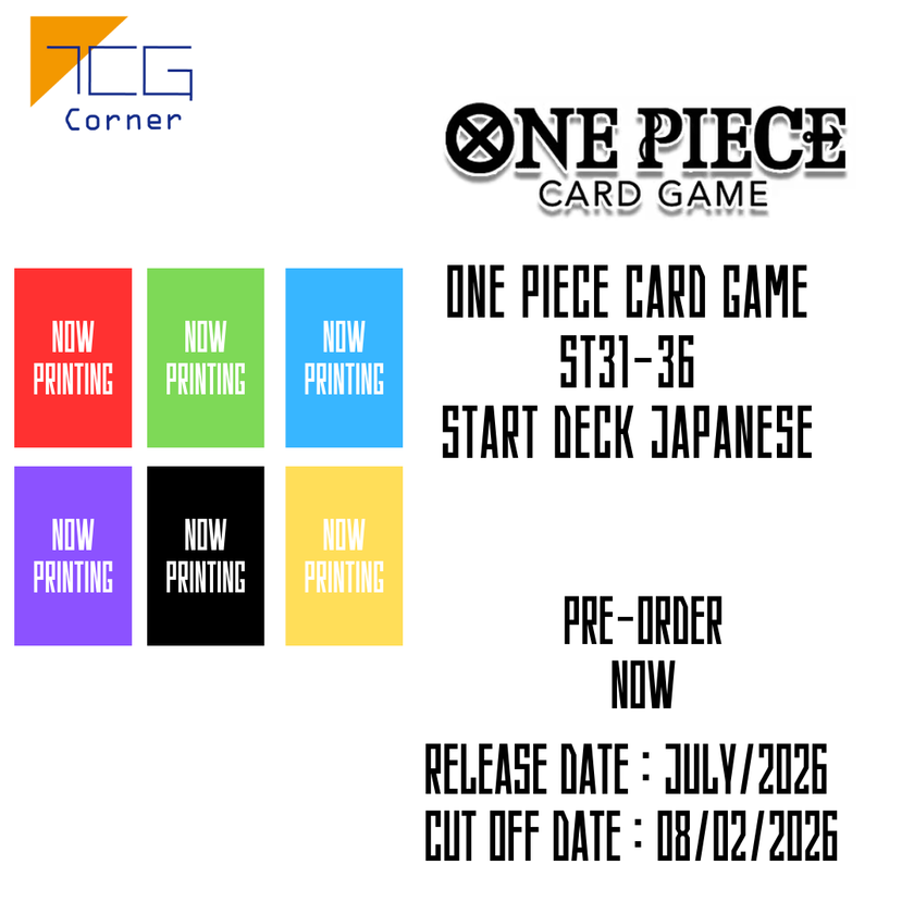 One Piece Card Game ST31-36 Start Deck Japanese Pre-Order