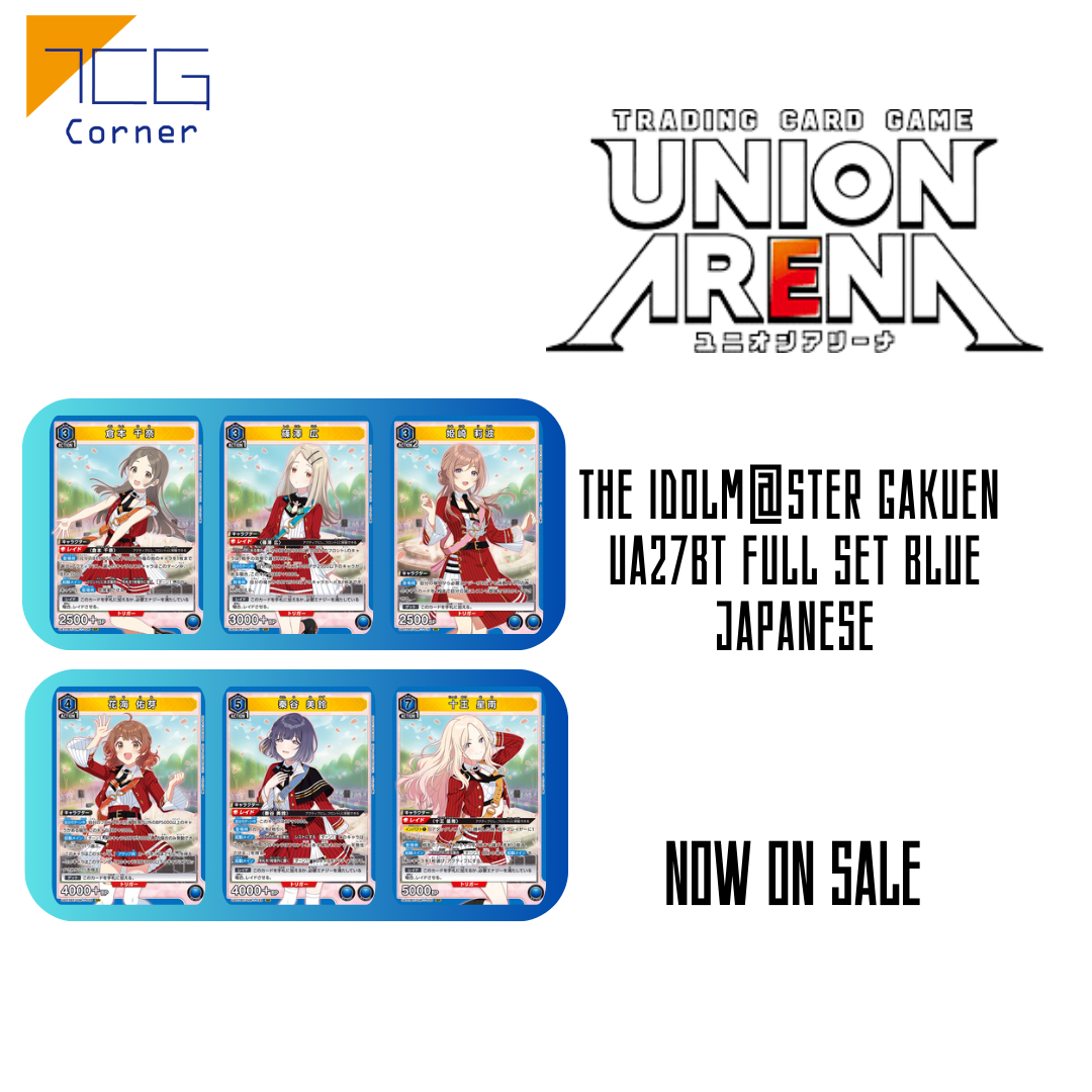 Union Arena THE IDOLM@STER Gakuen UA27BT Full Set Blue Japanese