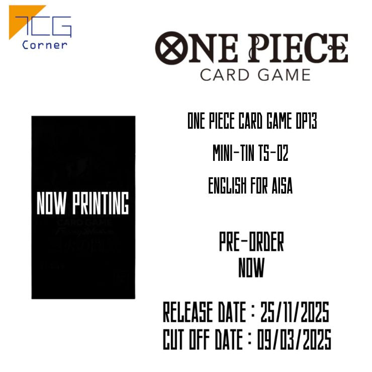 One Piece Card Game OP13 Mini-tin TS-02 English for Asia Pre-Order