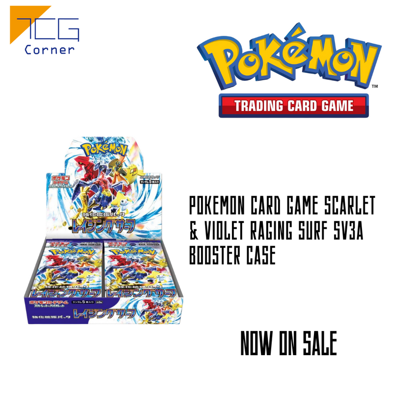 Pokemon Card Booster Box Raging Surf sv3a Japanese Version Sealed Box TCG Corner Pokemon Card Booster Box Raging Surf sv3a Japanese Version Sealed Box TCG Corner