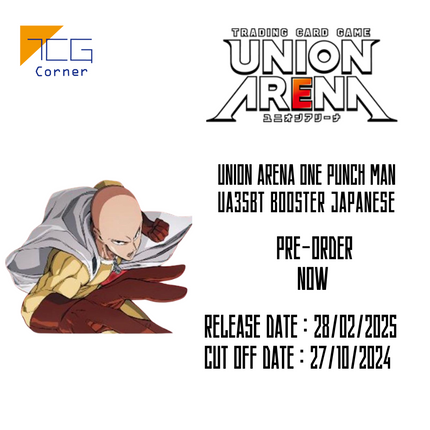 Union Arena One Punch Man UA35BT Booster Japanese Pre-Order