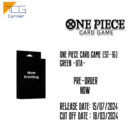 One Piece Card Game [ST-16] Green -Uta- Pre-Order
