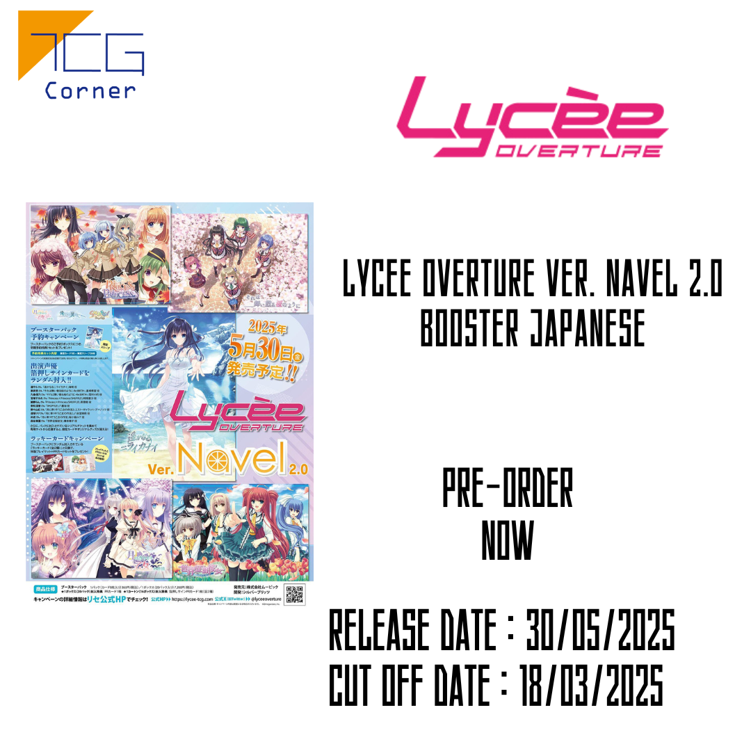 Overture Pre Rework Lycee Overture Ver. Navel 2.0 Booster Japanese Pre-Order – TCG Corner