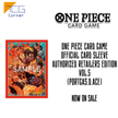 One Piece Card Game OFFICIAL CARD SLEEVE AUTHORIZED RETAILERS EDITION vol.5 (Portgas.D.Ace)
