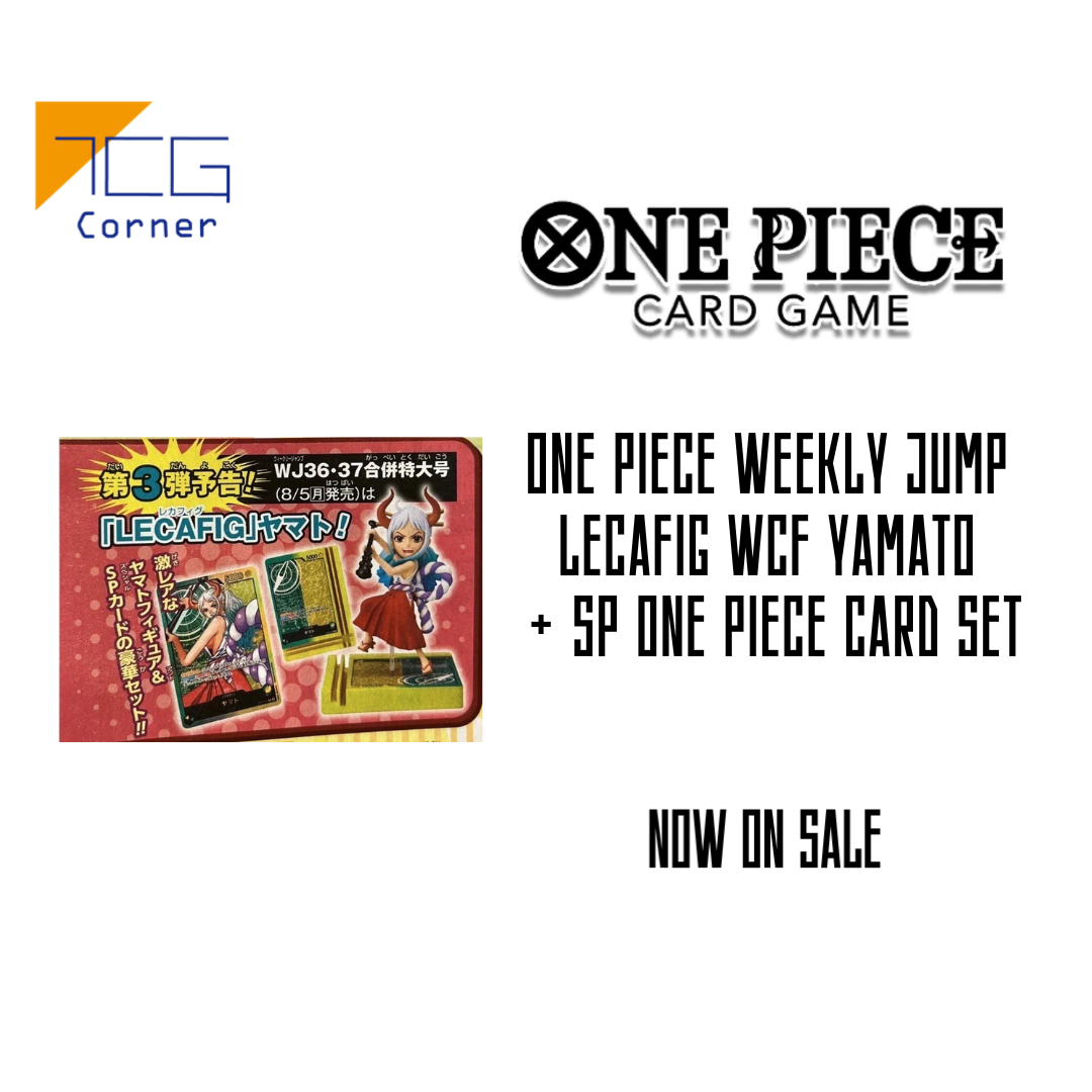 One piece WEEKLY JUMP LECAFIG WCF Yamato + SP ONE PIECE CARD SET