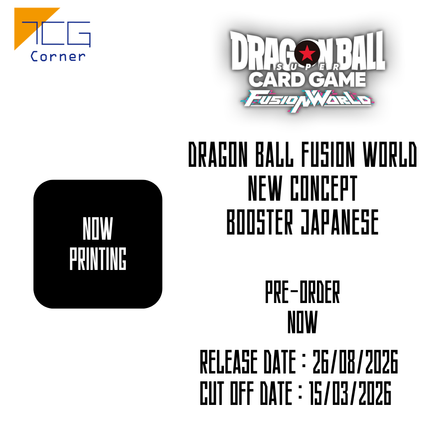 Dragon Ball Fusion World New Concept Booster Japanese Pre-Order
