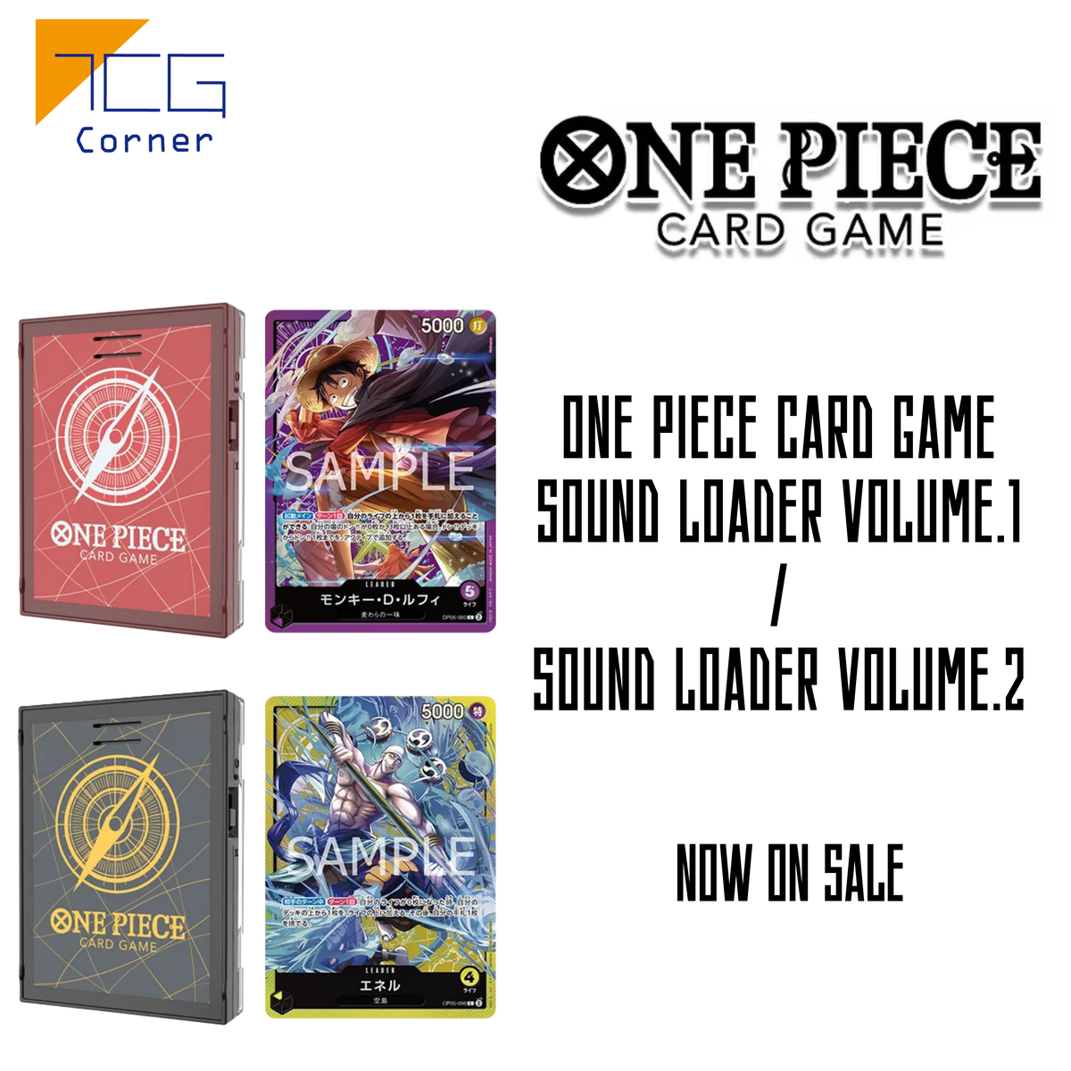 One Piece Card Game SOUND LOADER Volume.1 / SOUND LOADER Volume.2 Japanese