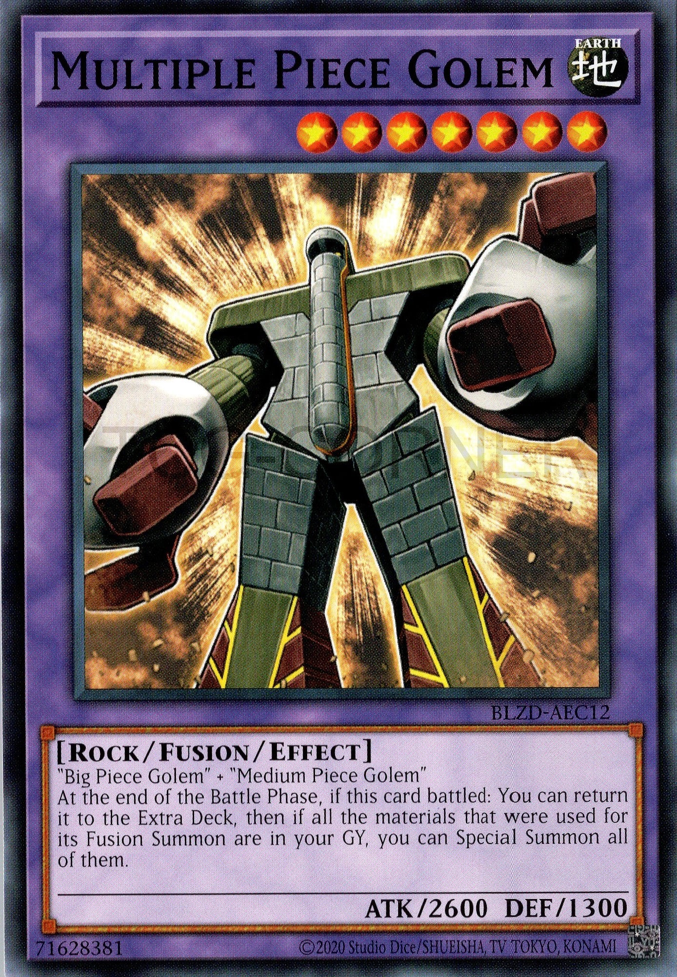 BLZD-AEC12 Multiple Piece Golem (N)