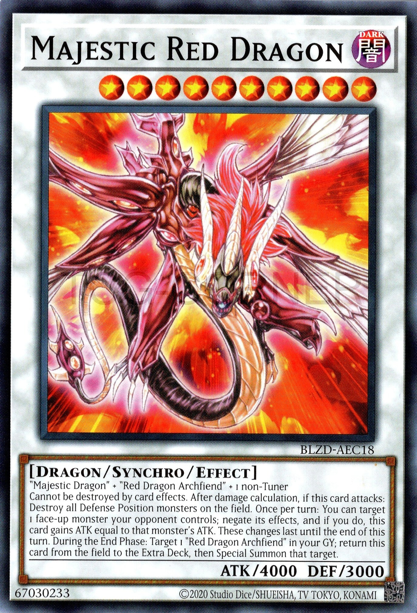 BLZD-AEC18 Majestic Red Dragon (N)