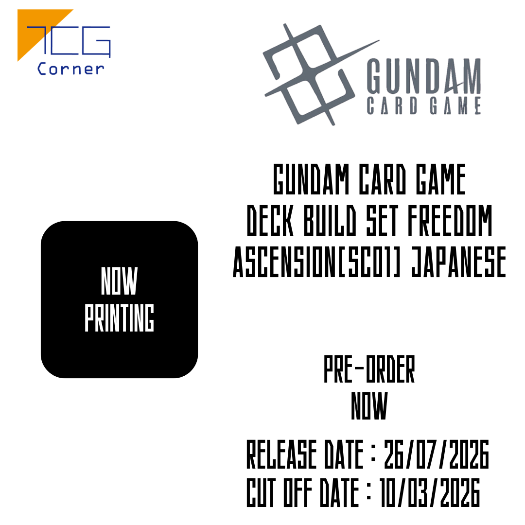 Gundam Card Game Deck Build Set Freedom Ascension[SC01] Japanese Pre-Order