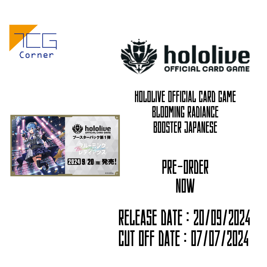 Hololive Official Card Game Blooming Radiance Booster Japanese Pre-Order