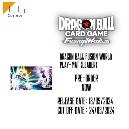 Dragon Ball Fusion World Play-mat <LEADER> Pre-Order