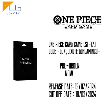 One Piece Card Game [ST-17] Blue -Donquixote Doflamingo- Pre-Order