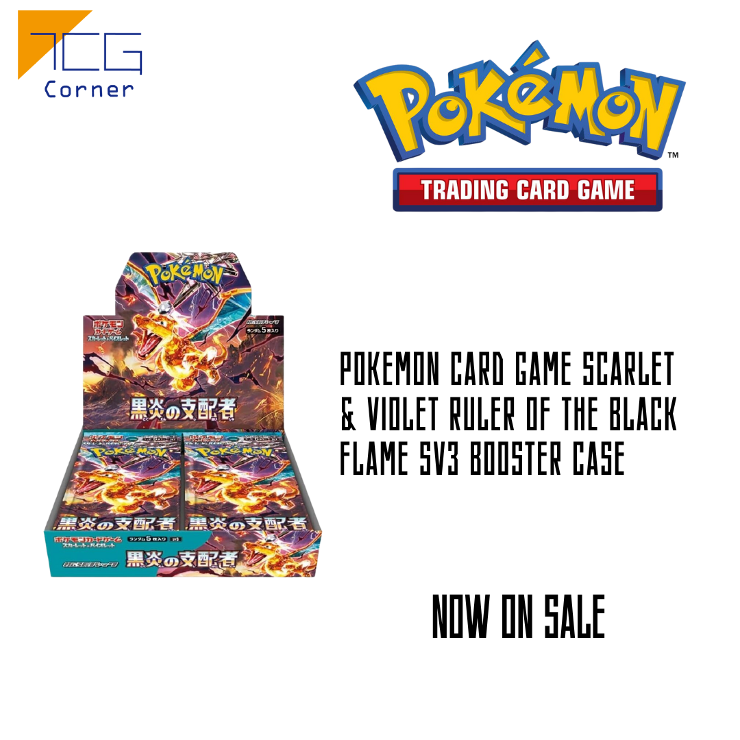 Pokemon Cards Game - Ruler of the Black Flame sv3 Japanese Version Sealed Box