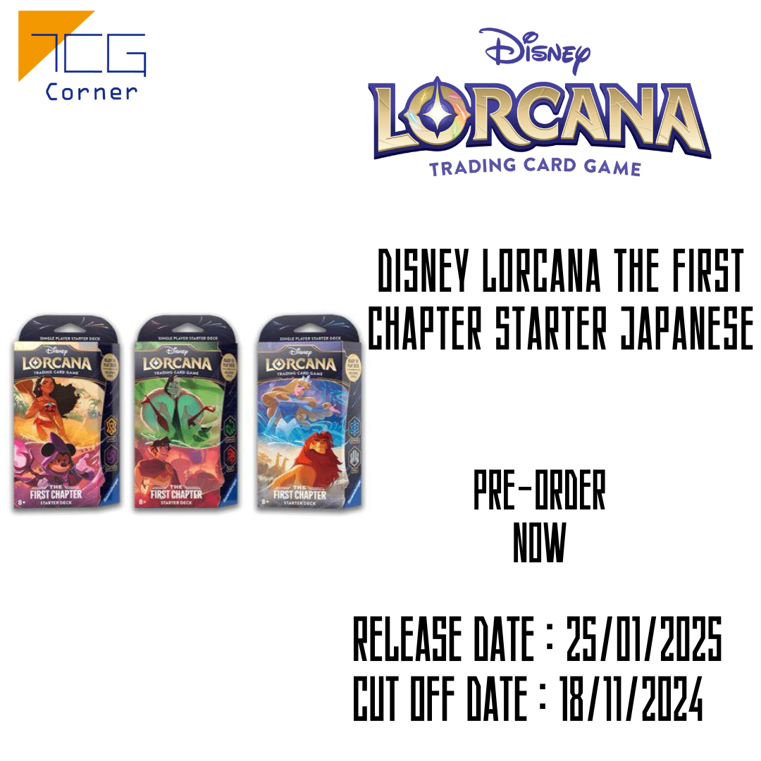 Disney Lorcana The First Chapter Starter Japanese Pre-Order