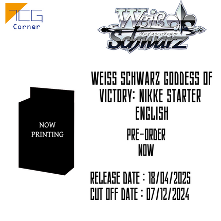 Weiss Schwarz Goddess of Victory: Nikke Starter  English Pre-Order