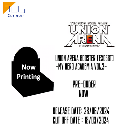 Union Arena Booster [EX06BT] -My Hero Academia Vol.2- Pre-Order