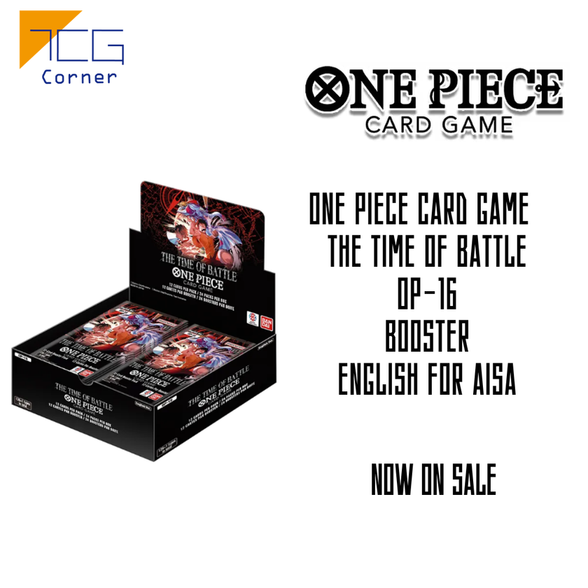One Piece Card Game THE TIME OF BATTLE OP-16 Booster English for Asia