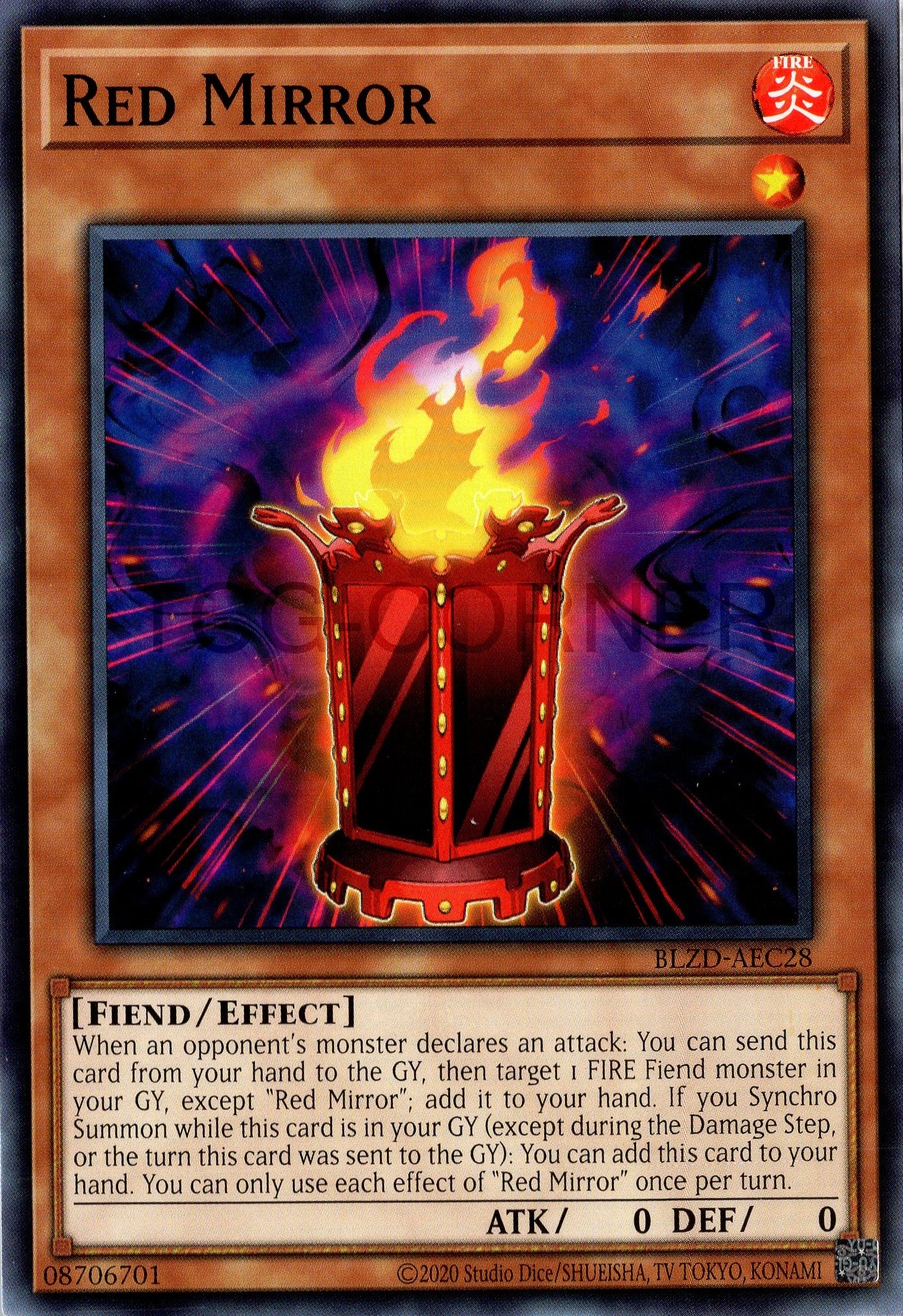 BLZD-AEC28 Red Mirror (N)