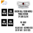 Dragon Ball Fusion World Manga version  SP card sleeve Pre-Order