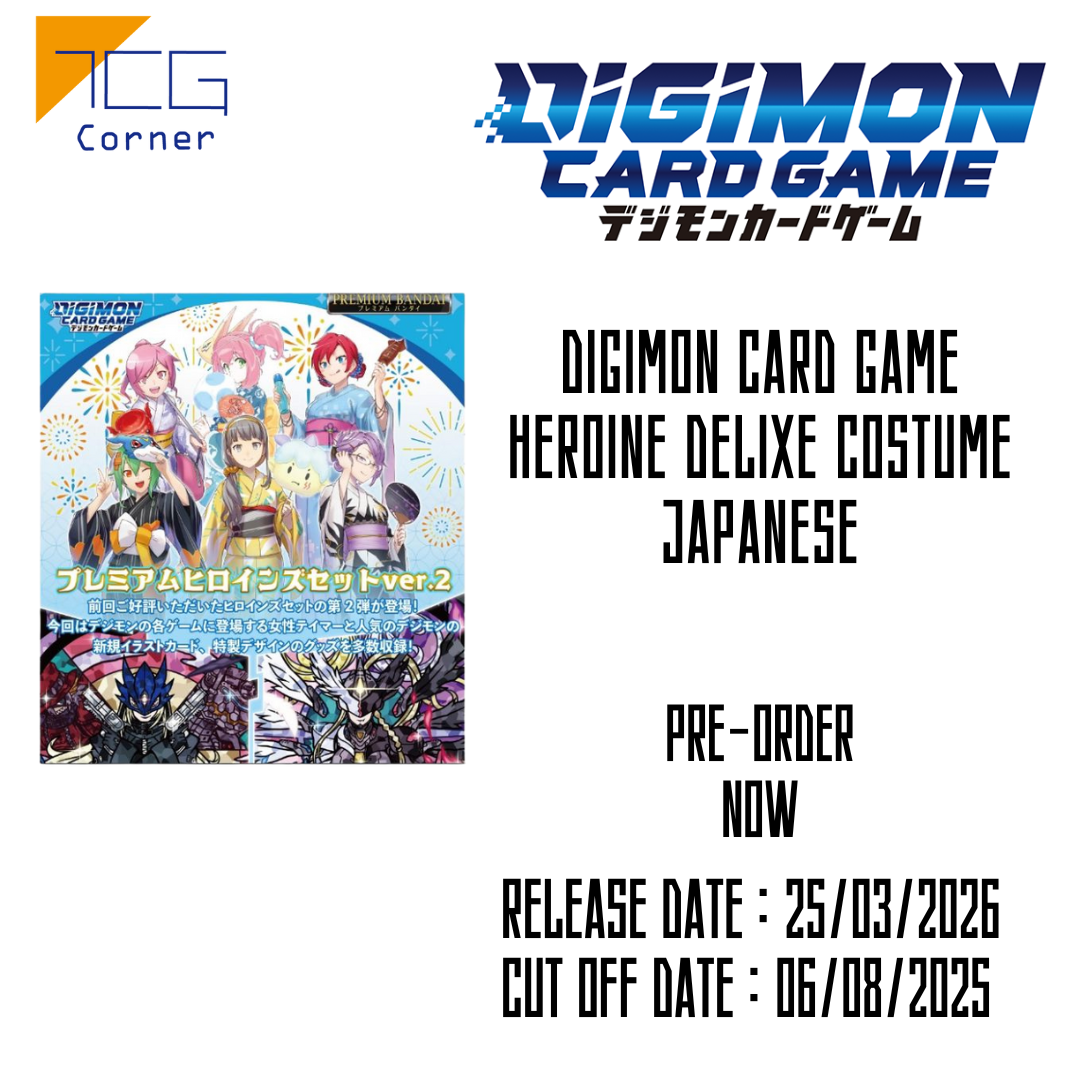 Digimon Card Game Heroine Delixe Costume Japanese Pre-Order